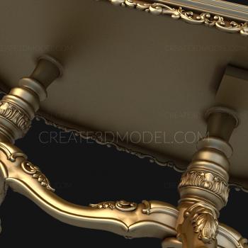 Tables (STL_0062) 3D model for CNC machine